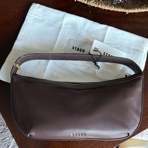 NEW STAUD DEMY SHOULDER BAG ESPRESSO